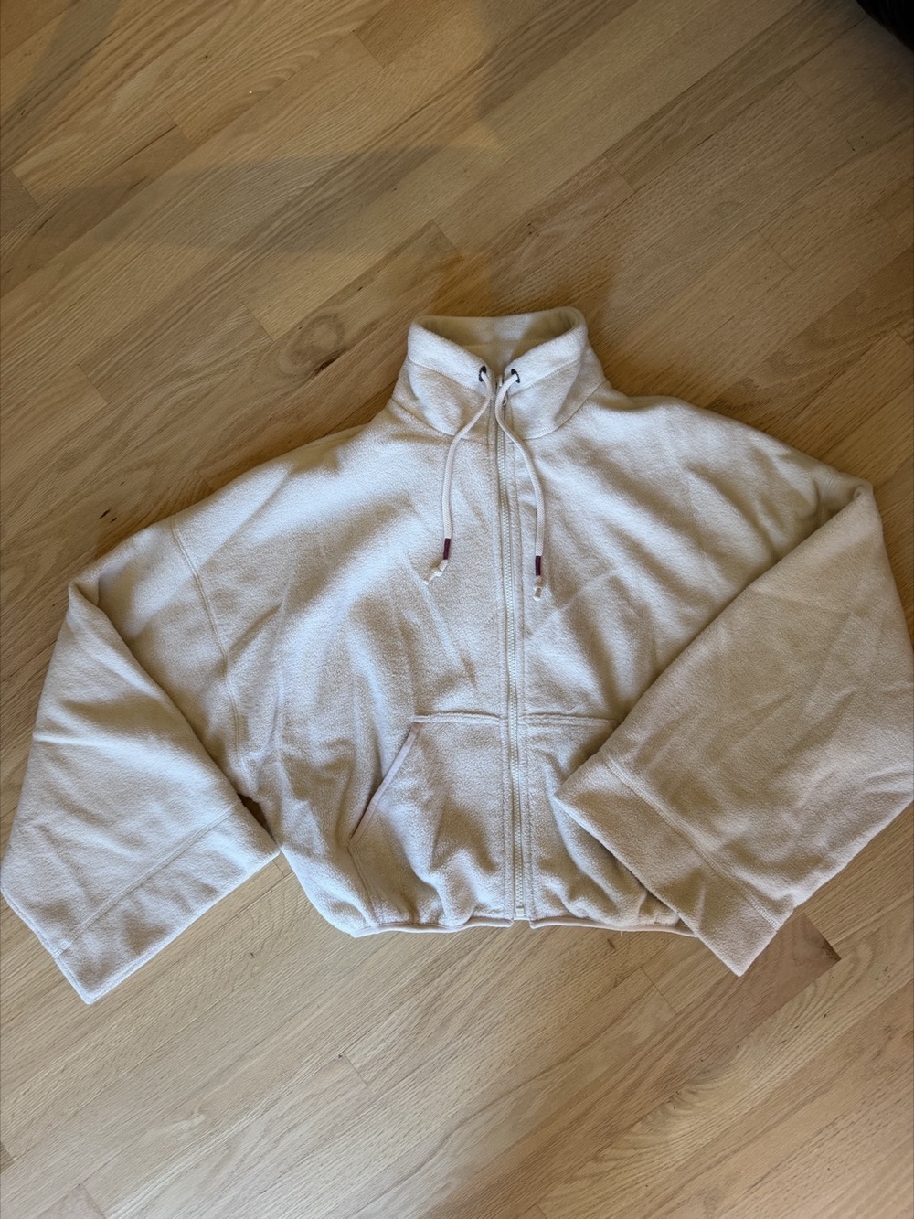 fp movement Cream Full-Zip Hooded Jacket